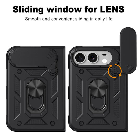 Custodia per Apple iPhone Duo, Techsuit, CamShield, Nera