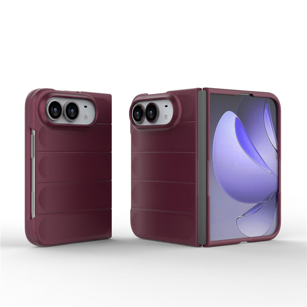 Hülle für Apple iPhone Duo, Techsuit, Magic Shield, Dunkelburgunderrot