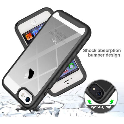 Hülle für Apple iPhone SE (2016) / 5 / 5s, Techsuit, Defense360 Pro, Schwarz