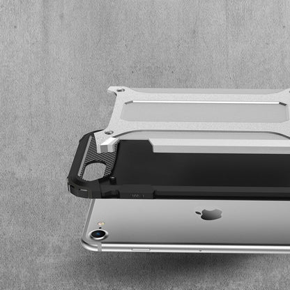 Custodia per Apple iPhone SE (2022) / SE (2020) / 8 / 7, Techsuit, Hybrid Armor, Nera