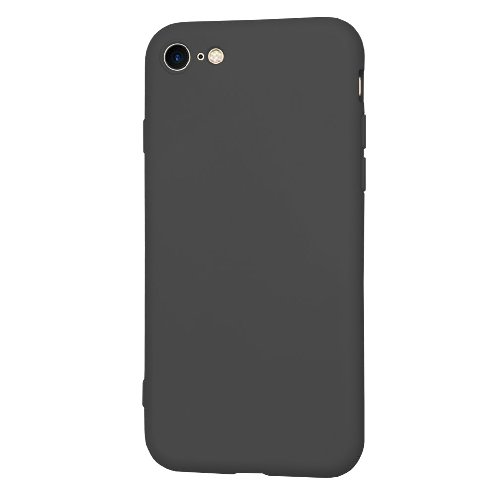 Case for Apple iPhone SE (2022) / SE (2020) / 8 / 7, Techsuit, SoftFlex, Black