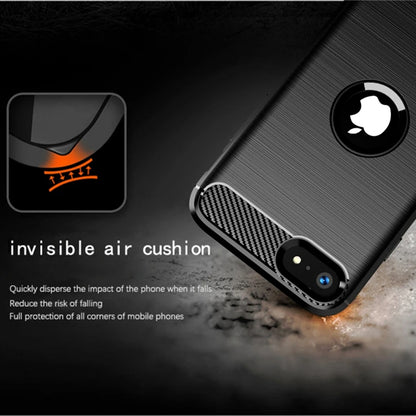 Coque pour Apple iPhone SE (2022) / SE (2020), Techsuit, Carbone, Noire