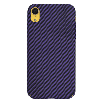 Coque pour Apple iPhone XR, Techsuit, Carbonite FiberShell, Violet