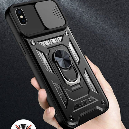Coque pour Apple iPhone XS Max, Techsuit, CamShield, Noire