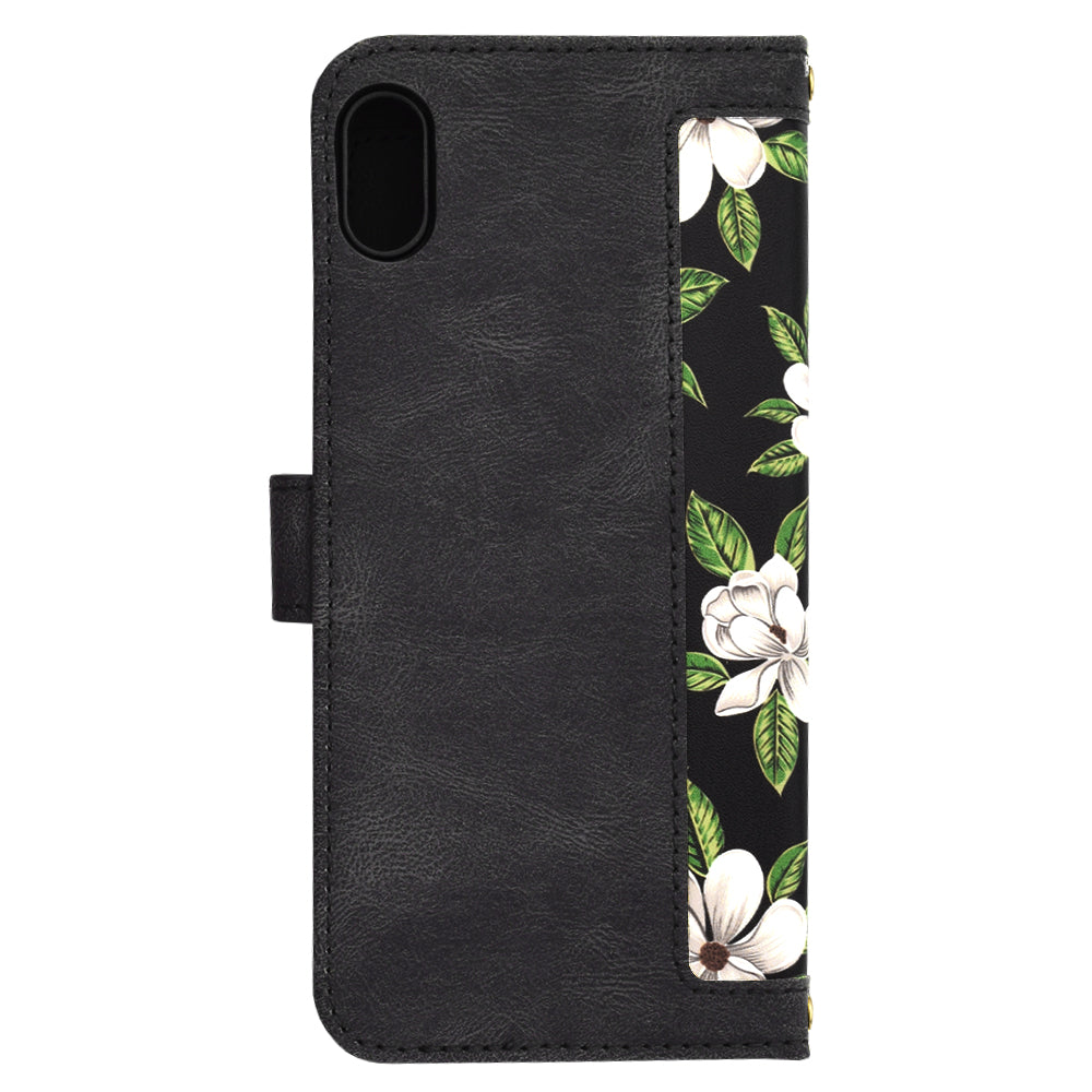 Custodia per Apple iPhone XS Max, Techsuit, FlipCraft, Nera