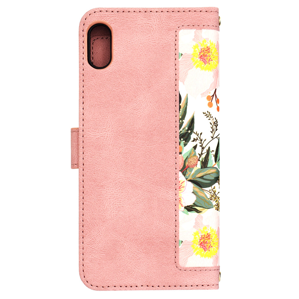 Hülle für Apple iPhone XS Max, Techsuit, FlipCraft, Rosa