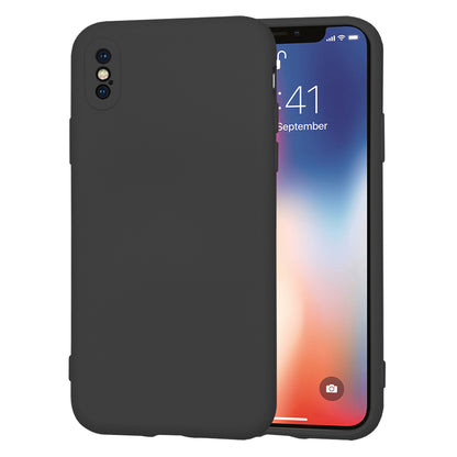 Custodia per Apple iPhone XS / X, Techsuit, SoftFlex, Nera