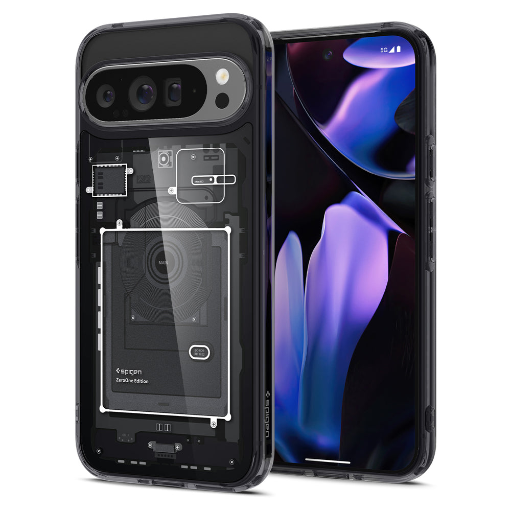 Coque pour Google Pixel 9 Pro XL, Spigen, Ultra Hybrid Zero One, Noire ACS07722