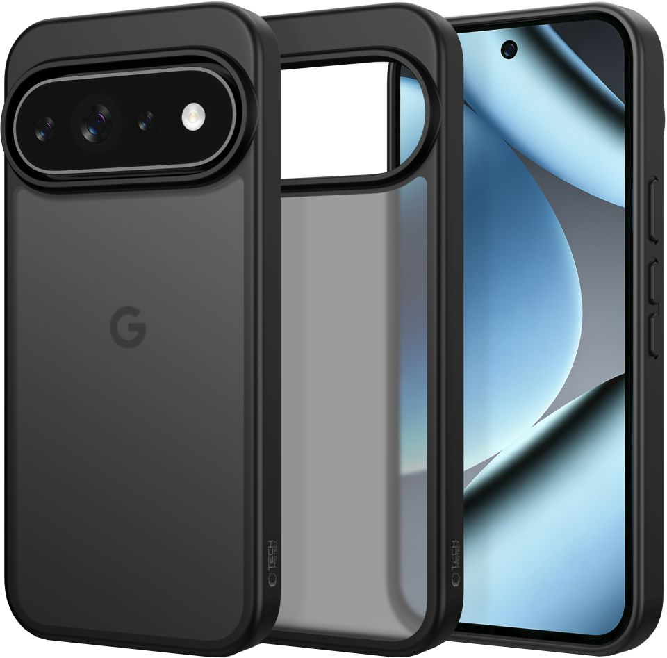 Custodia per Google Pixel 11 Pro / 11 / 10 Pro / 10 / 9, Tech-Protect, Magmat, Nero Opaco