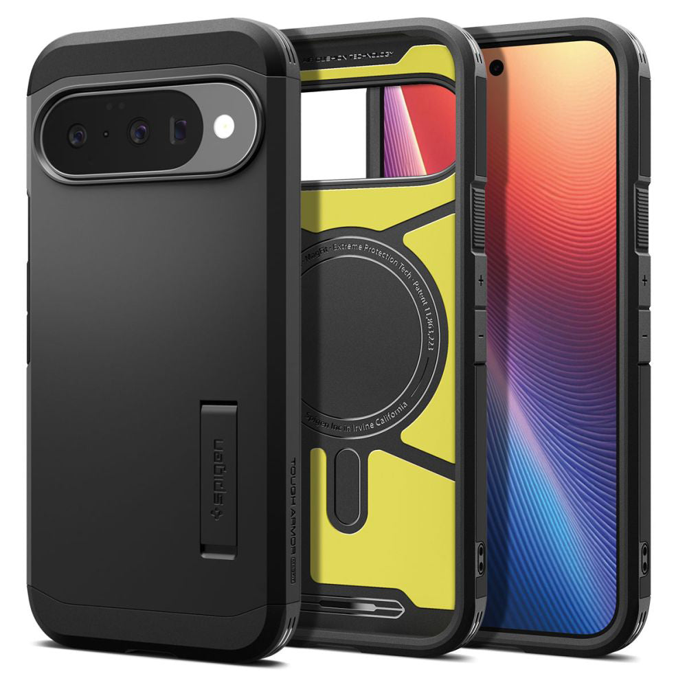 Custodia per Google Pixel 10 Pro / 10, Spigen, Tough Armor, Nera