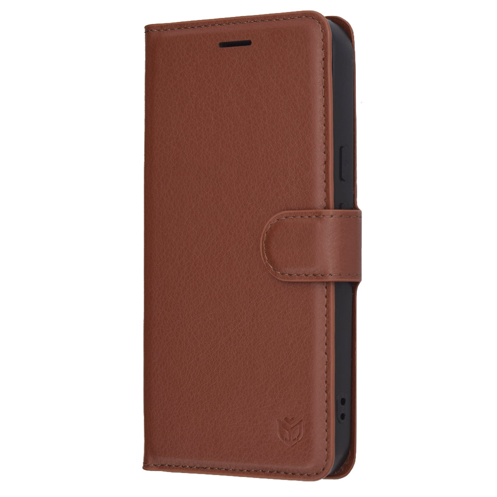 Custodia per Google Pixel 10 Pro / 10, Techsuit, Leather Folio, Marrone