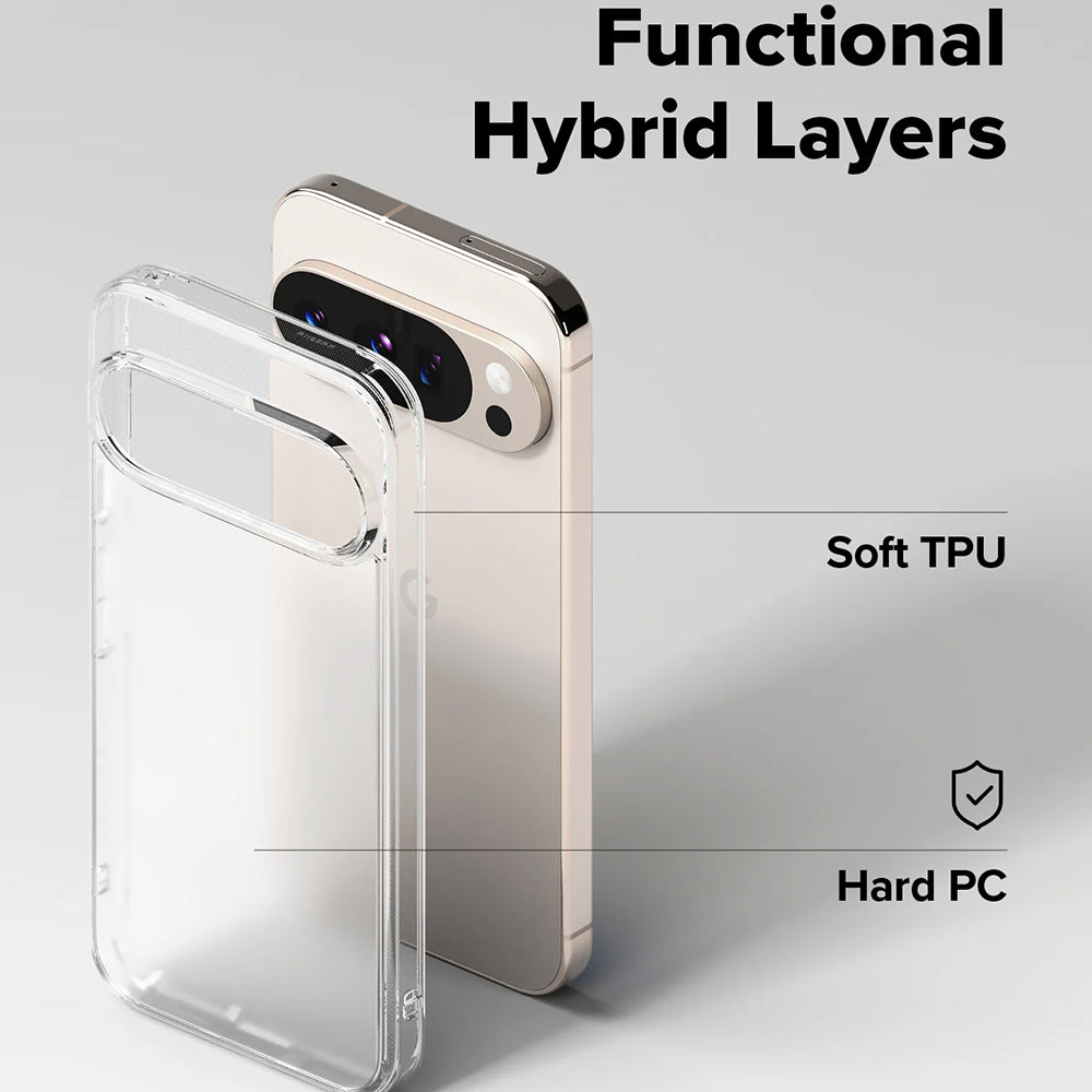 Coque pour Google Pixel 10 Pro XL, Ringke, Fusion, Transparente Mate