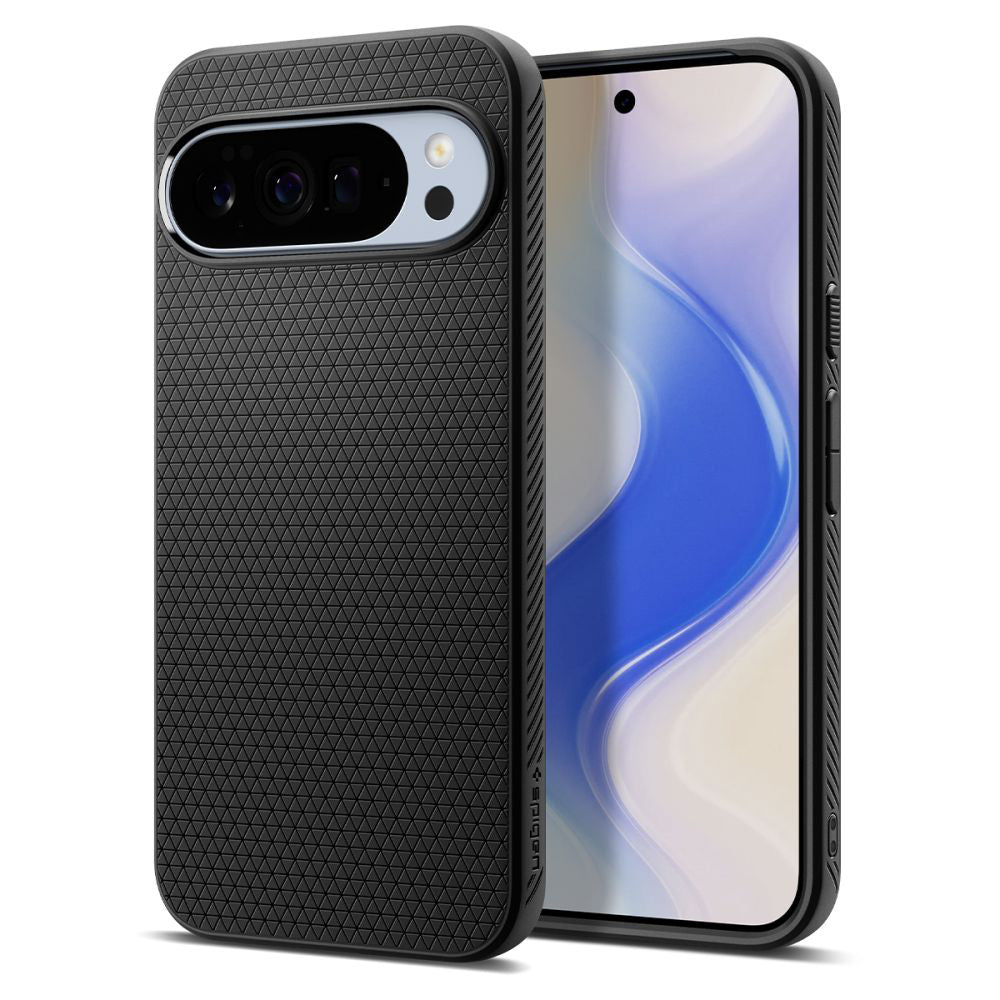 Hülle für Google Pixel 10 Pro XL, Spigen, Liquid Air, Mattschwarz ACS09737
