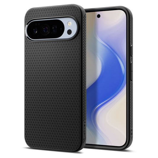 Hülle für Google Pixel 10 Pro XL, Spigen, Liquid Air, Mattschwarz ACS09737