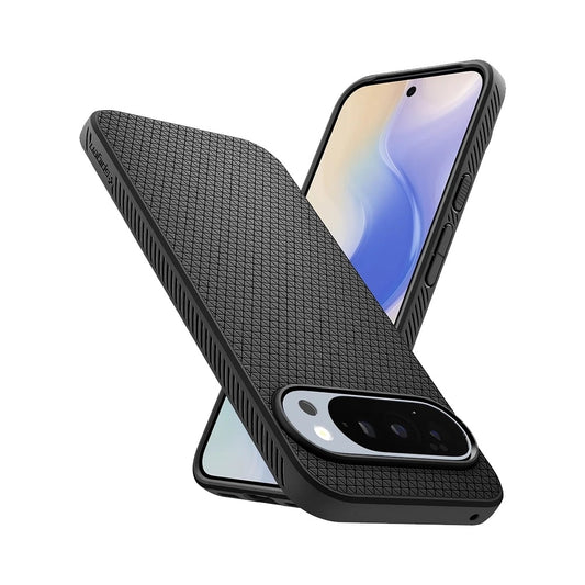 Hülle für Google Pixel 10 Pro XL, Spigen, Liquid Air, Mattschwarz ACS09737
