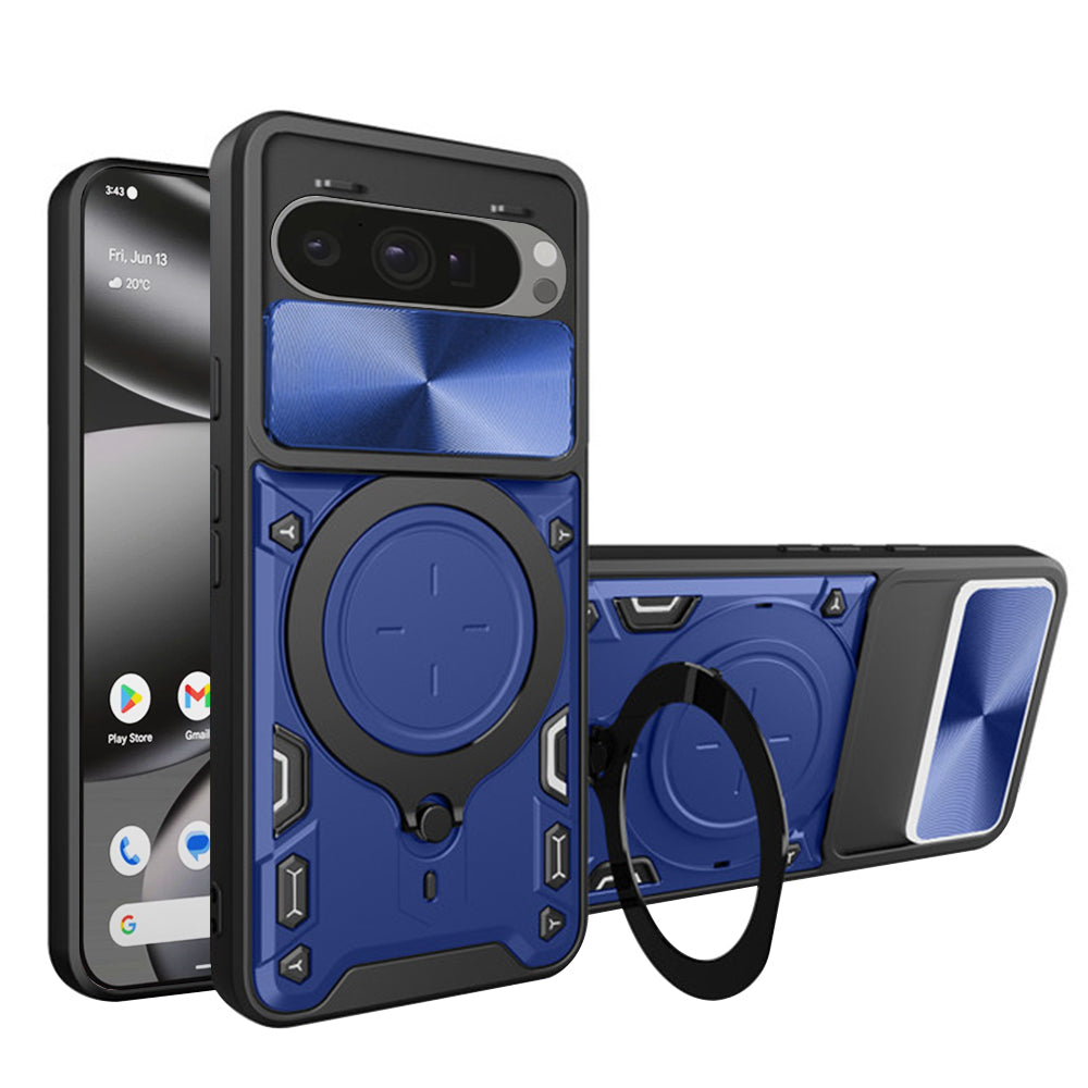 Custodia per Google Pixel 10 Pro XL, Techsuit, CamGuard Pro, Blu