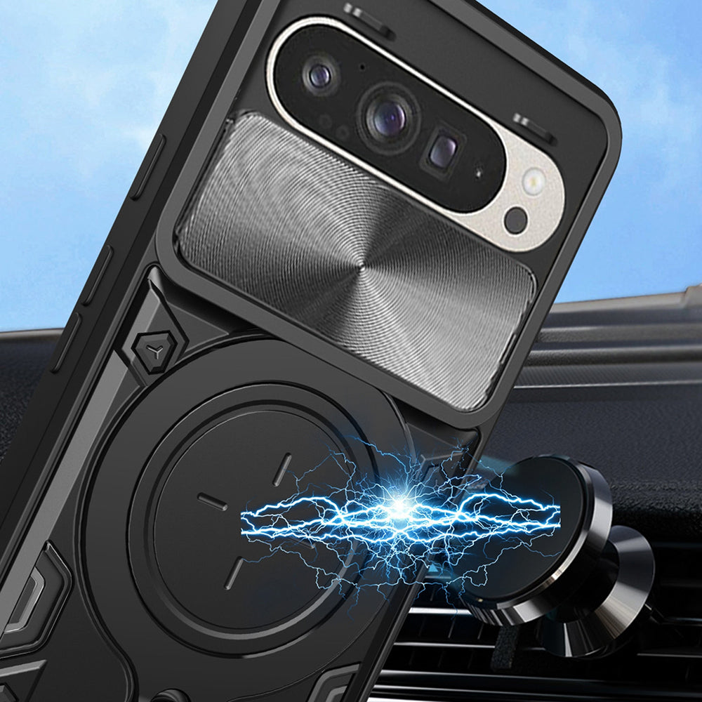 Custodia per Google Pixel 10 Pro XL, Techsuit, CamGuard Pro, Blu