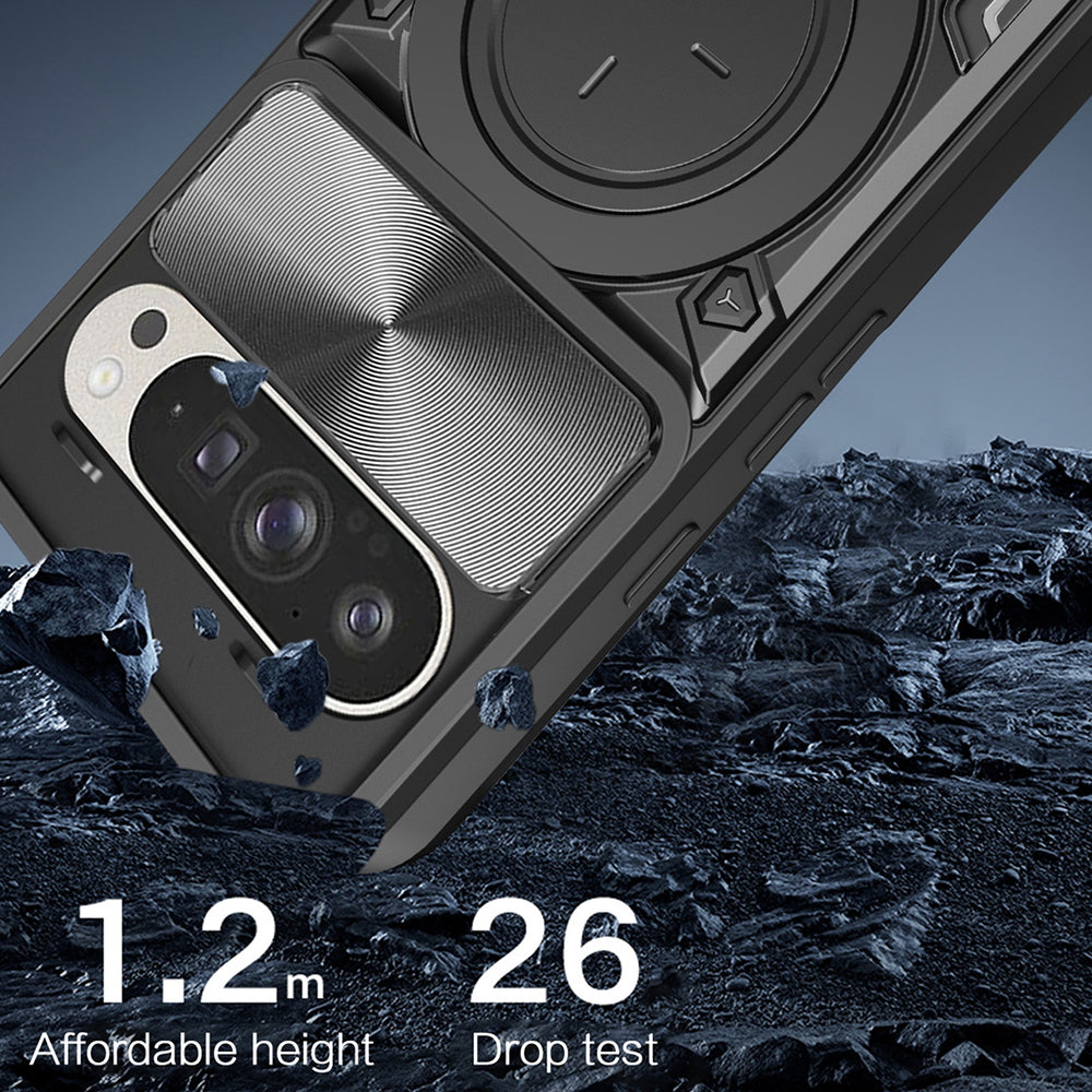 Custodia per Google Pixel 10 Pro XL, Techsuit, CamGuard Pro, Rosa Dorato