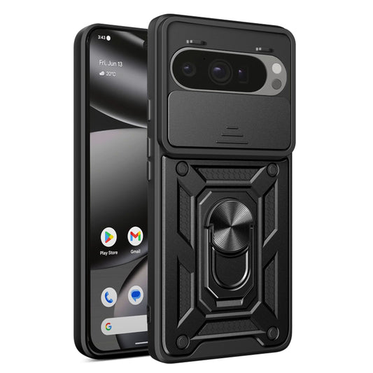 Custodia per Google Pixel 10 Pro XL, Techsuit, CamShield, Nera