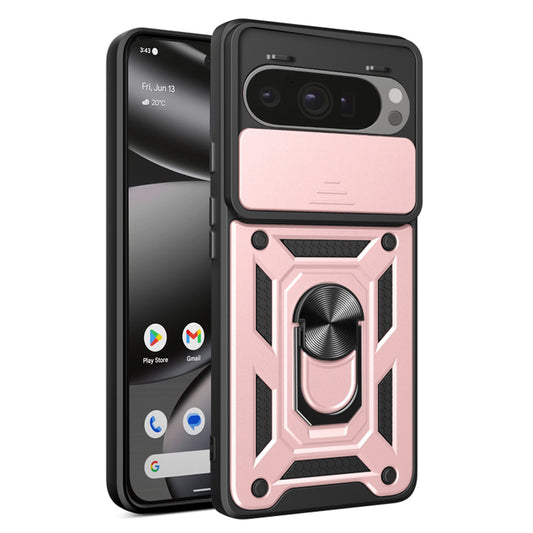Custodia per Google Pixel 10 Pro XL, Techsuit, CamShield, Rosa