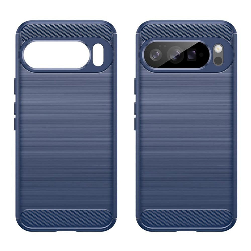 Coque pour Google Pixel 10 Pro XL, Techsuit, Carbone, Bleue