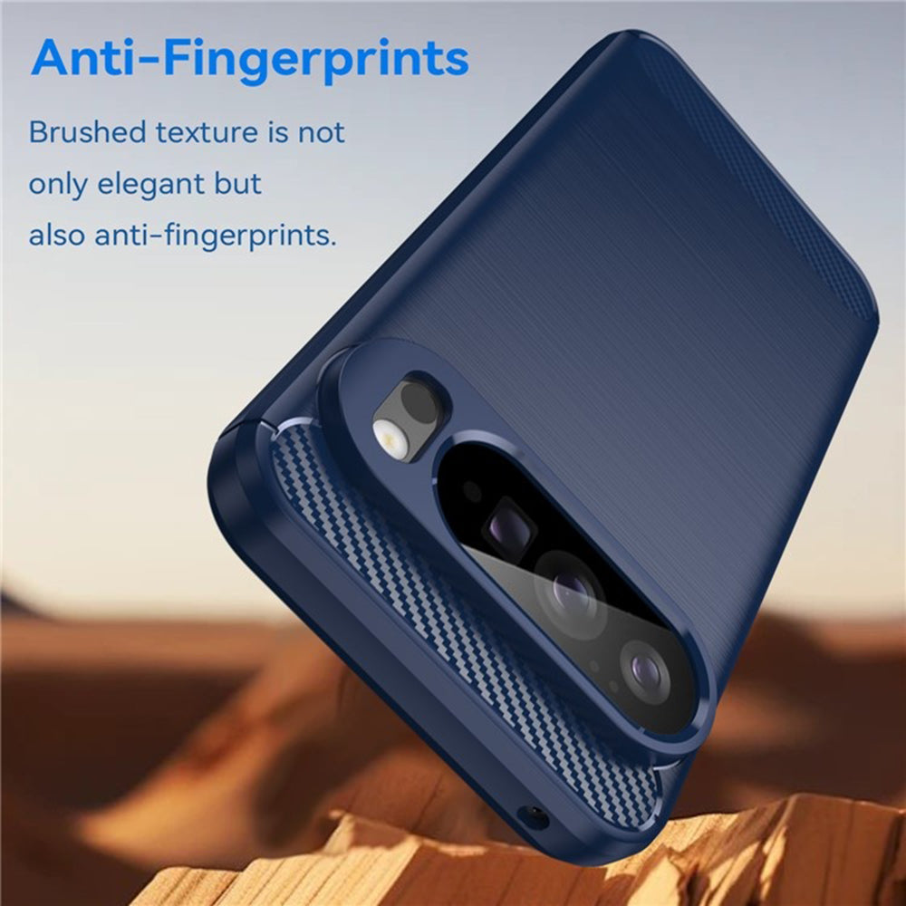 Coque pour Google Pixel 10 Pro XL, Techsuit, Carbone, Bleue