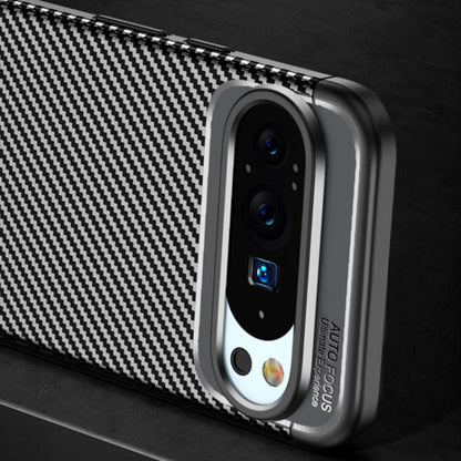 Custodia per Google Pixel 10 Pro XL, Techsuit, CarbonFiber, Nera