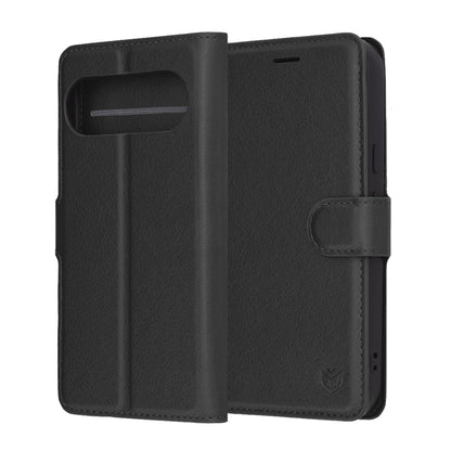 Custodia per Google Pixel 10 Pro XL, Techsuit, Leather Folio, Nera