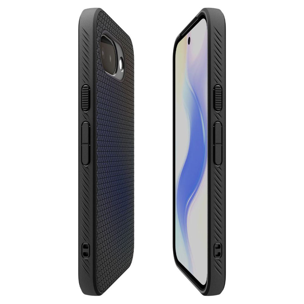 Étui pour Google Pixel 10a, Spigen, Liquid Air, Noir Mat ACS11285