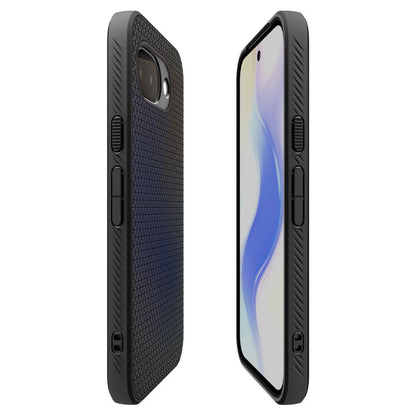 Étui pour Google Pixel 10a, Spigen, Liquid Air, Noir Mat ACS11285