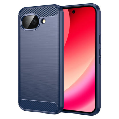 Coque pour Google Pixel 10a, Techsuit, Carbone, Bleue