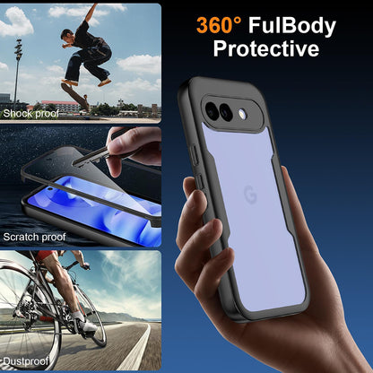 Hülle für Google Pixel 10a, Techsuit, ColorVerse 360, Schwarz