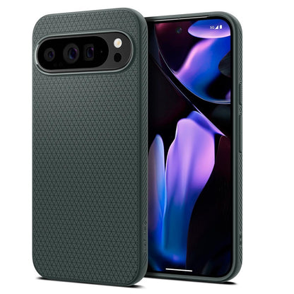 Custodia per Google Pixel 9 Pro XL, Spigen, Liquid Air, Verde ACS07717