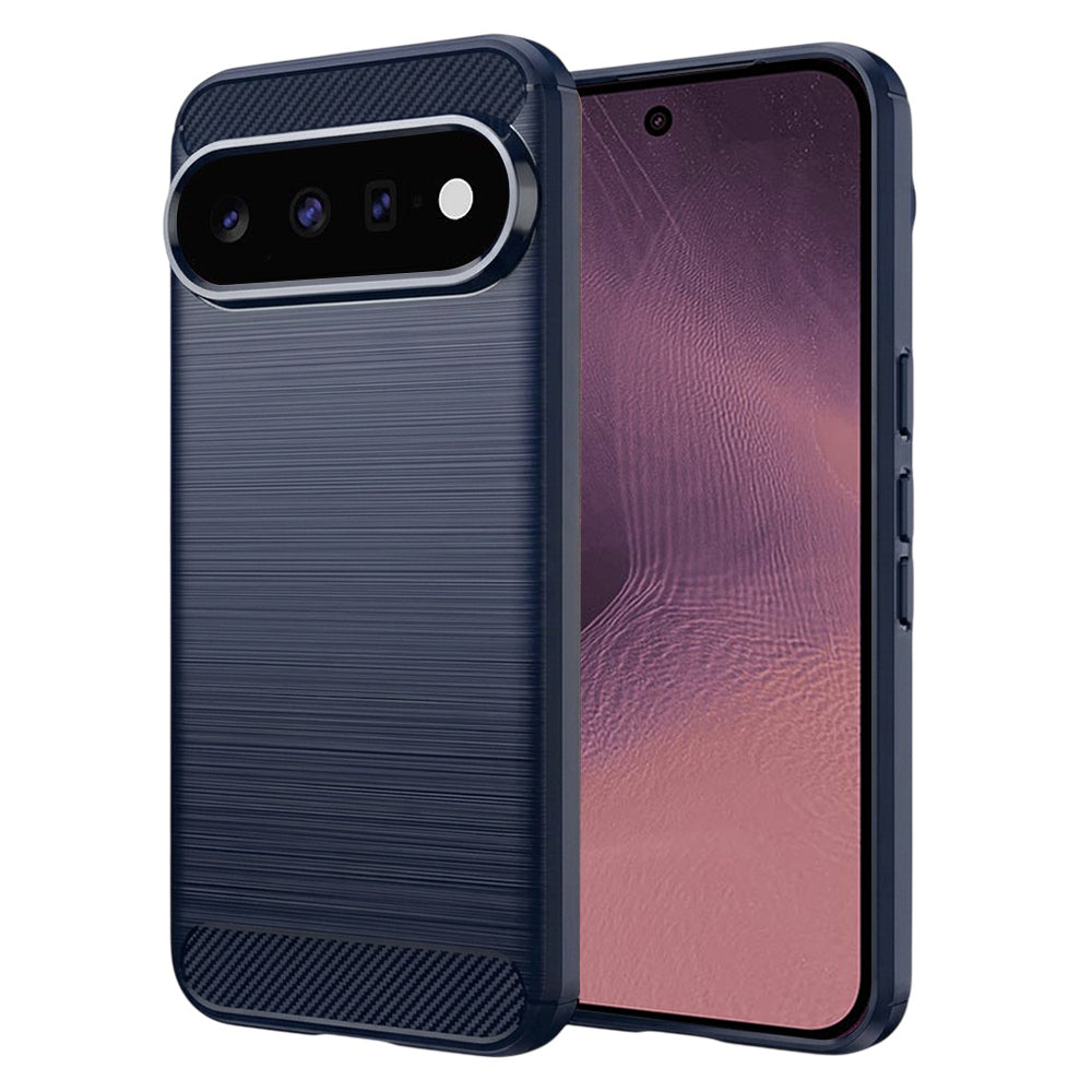 Coque pour Google Pixel 11 Pro / 11, Techsuit, Carbone, Bleue
