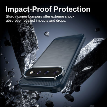 Coque pour Google Pixel 11 Pro / 11, Techsuit, Carbone, Bleue