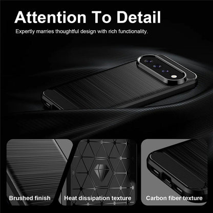Coque pour Google Pixel 11 Pro / 11, Techsuit, Carbone, Noire