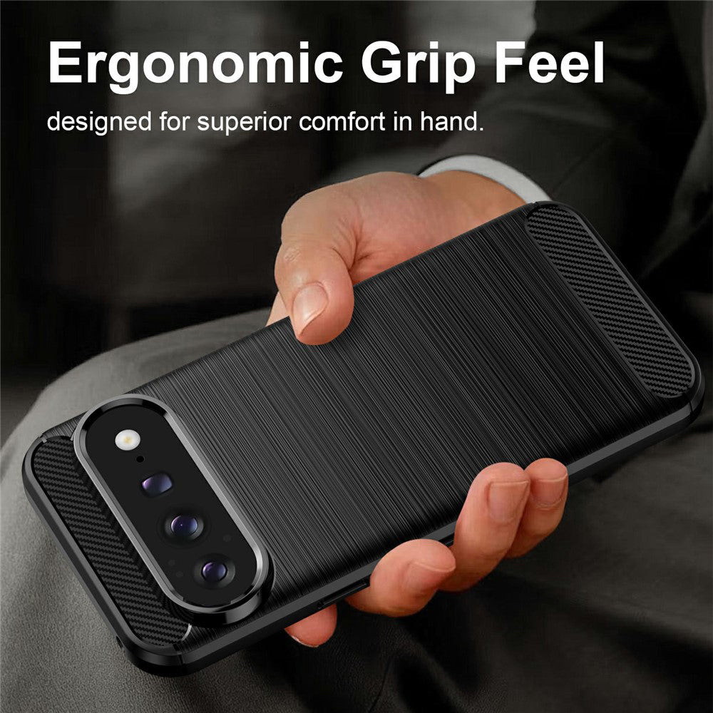 Coque pour Google Pixel 11 Pro / 11, Techsuit, Carbone, Noire