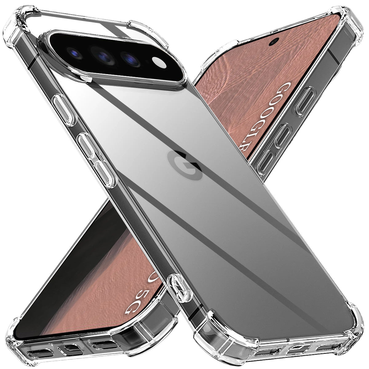 Coque pour Google Pixel 11 Pro, Techsuit, Anti-choc Claire, Transparente