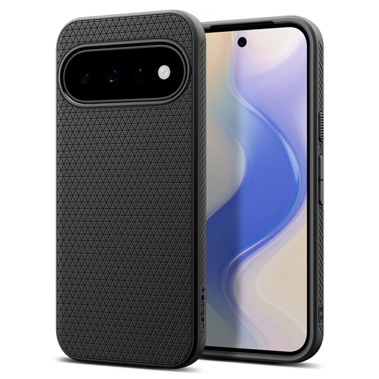 Custodia per Google Pixel 11, Spigen, Liquid Air, Nero Opaco ACS11438