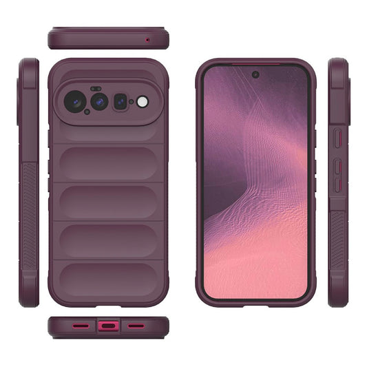Hülle für Google Pixel 11, Techsuit, Magic Shield, Weinrot