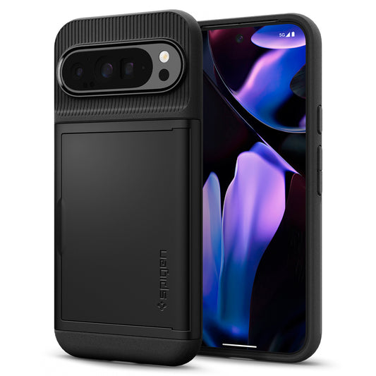 Étui pour Google Pixel 9 Pro XL, Spigen, Slim Armor CS, Noir ACS07729