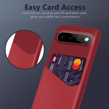 Coque pour Google Pixel 11 Pro XL, OEM, Porte-cartes, Rouge