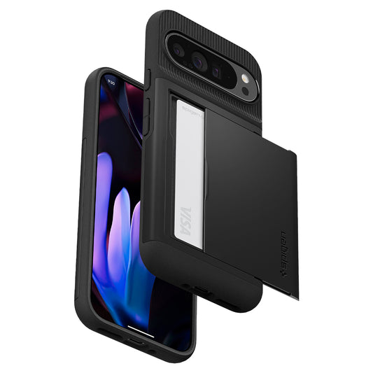 Étui pour Google Pixel 9 Pro XL, Spigen, Slim Armor CS, Noir ACS07729
