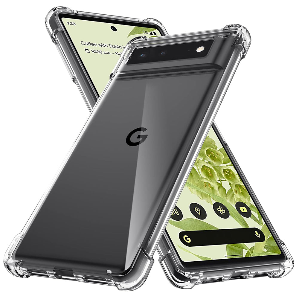Custodia per Google Pixel 6 Pro, Techsuit, Shockproof Clear, Trasparente