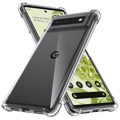 Custodia per Google Pixel 6 Pro, Techsuit, Shockproof Clear, Trasparente