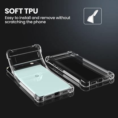 Custodia per Google Pixel 6 Pro, Techsuit, Shockproof Clear, Trasparente