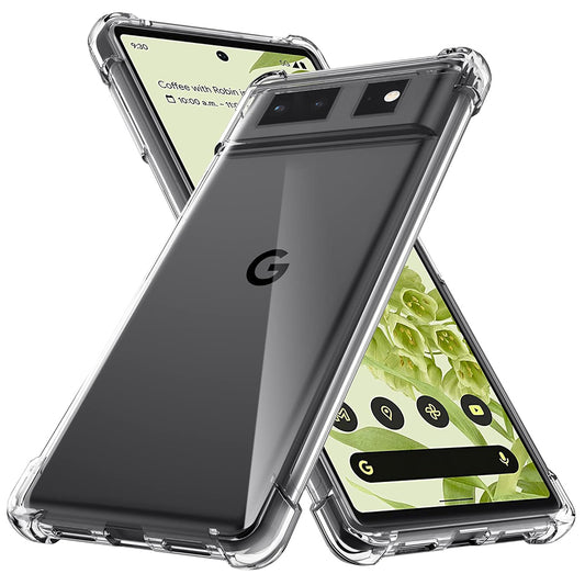 Coque pour Google Pixel 6, Techsuit, Anti-choc Claire, Transparente