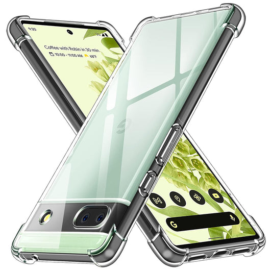 Coque pour Google Pixel 6a, Techsuit, Anti-choc Claire, Transparente