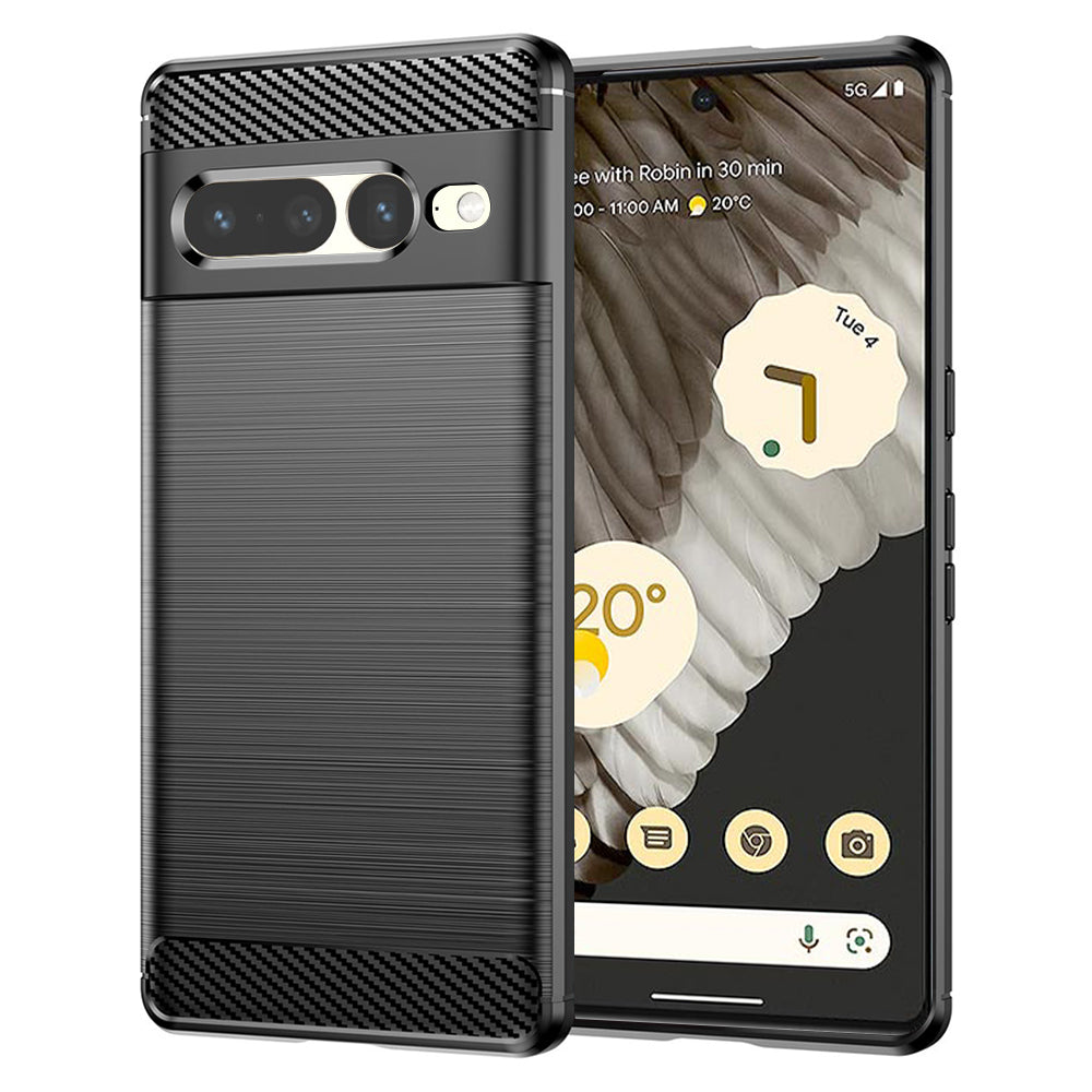 Case for Google Pixel 7 Pro, Techsuit, Carbon, Black