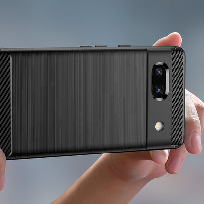 Coque pour Google Pixel 7a, Techsuit, Carbone, Noire